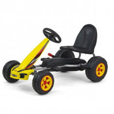 Kart cu pedale pentru copii Viper Yellow foto