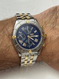 CEAS BREITLING CROSSWIND - Chrono - Ref. B13355 - Aur/otel - 43mm !