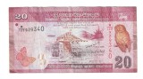 Bancnota 20 rupees 2010 - Sri Lanka