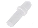Tub LED rotund &Oslash;3mm convex drept