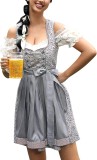 Rochie Dirndl Oktoberfest pentru femei, KOJOOIN, 3 piese, marime 36 - OUTLET