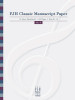 Fjh Classic Manuscript Paper No. 3