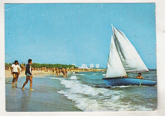 bnk cp Statiunea Neptun - Plaja - circulata - marca fixa - cod 3867/85