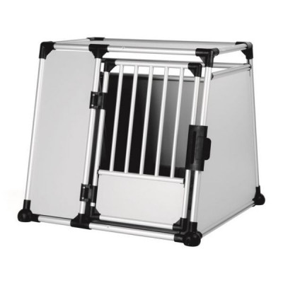 Cușcă din aluminiu pentru transport c&amp;acirc;ini - 94 x 87 x 93 cm foto