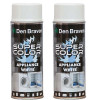 2 x Den Braven, Vopsea spray smalt pentru frigider, aragaz, masina de spalat