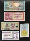 Set 5 bancnote de prin lume adunate (cele din imagini) #34, Africa
