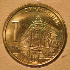 Monede 1, 5 dinari Serbia 2010