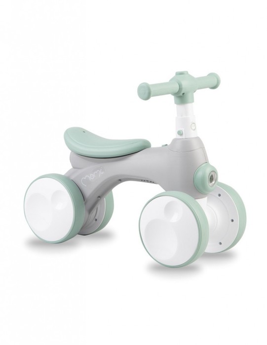 Bicicleta cu lumini, sunet si difuzor de balonase, Momi Tobis - Grey