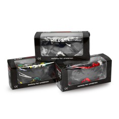 Ochelari de protectie Kimo Wear pentru copii, culoare rosu-negru