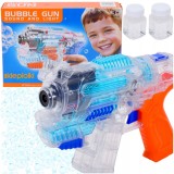 PISTOL DE BUBURI DE SĂPUN MAȘINĂ AUTOMATĂ LUMINI JUCĂRIE PENTRU COPII