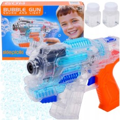 PISTOL DE BUBURI DE SĂPUN MAȘINĂ AUTOMATĂ LUMINI JUCĂRIE PENTRU COPII