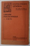 LIBRAIRIE PHILOSOPHIQUE J. VRIN , CATALOGUE GENERAL , 1974