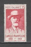 Italia.1959 100 ani nastere C.Prampolini-om politic SI.775