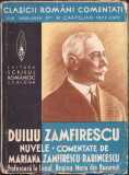 HST C1784 Duiliu Zamfirescu Nuvele 1939 ediția I