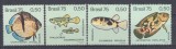 BRAZILIA 1975 FAUNA MARINA PESTI SERIE MNH