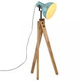 Cumpara ieftin Lampa de podea, 25 W, albastru uzat, 45x45x120 cm, E27