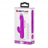 Vibrator Up-Down Leopold Mini, Mov, 15 cm, Pretty Love