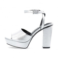 Bianco sandale BIACARLY culoarea argintiu, 11200701