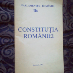 d10 Constitutia Romaniei - Bucuresti 1991