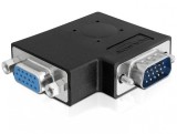 Adaptor VGA T-M unghi 90 grade, Delock 65345