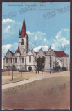 3406 - SIBIU, Evanghelical Church, Romania - old postcards - used