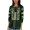 Bluza tip ie dama R24, verde/auriu , marimea 2XL