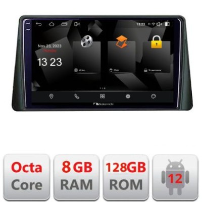 Navigatie Ford Focus 4 Kuga 2018-2023 Android Octa Core Qualcomm 2K Qled 8+128 DTS DSP 360 4G Optical CarStore Technology foto
