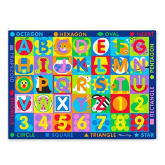 Covor de joaca Litere si forme geometrice - Melissa & Doug