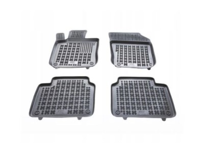 Set covorase auto din cauciuc S90/V90, 05.2016-, negru; elastomer, 4 bucati foto