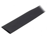 Manșon termocontractabil 24mm negru 4:1 fără adeziv