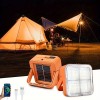 Lampă portabilă de camping, re&icirc;ncărcabilă solar și USB