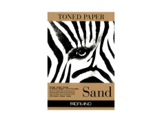 Bloc desen Toned Paper Sand, A4, 120g, 50 file, fara spirala Fabriano