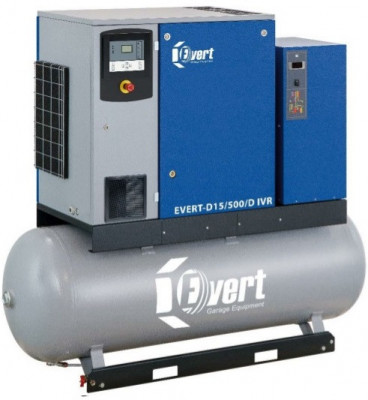 Compresor Aer Evert 500L, 400V, 11.0kW EVERTD11/500/D/IVR foto