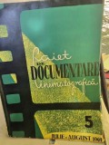 Caiet de documentare cinematografica Nr. 5 Iulie-August 1961