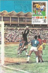 Romania, Expozitia filatelica nationala Expofotbal &amp;#039;94, c.p.i., Timisoara, 1994 foto