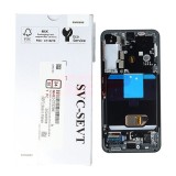 LCD+Touchscreen cu Rama Samsung Galaxy S22 5G / S901 GRAY Original Service Pack