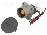 Conector alimentare DC mamă &icirc;nşurubare AMPHENOL GEC IP67 -40&divide;125&deg;C