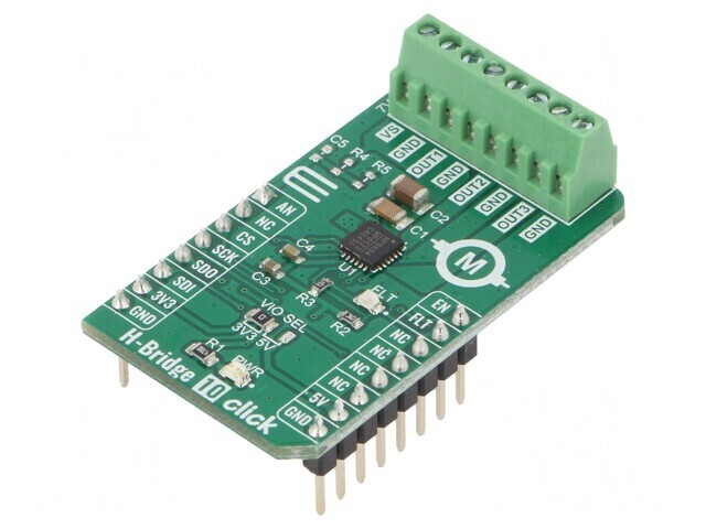 Driver Motor H-Bridge Analogic SPI MP6523 - Click Board