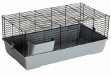 Cumpara ieftin Cusca Cavia 100 pentru Iepuri, Porcusori, Rozatoare Negru cu Gri 90x43x42 cm G140.37.6, Fop