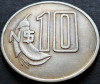 Moneda exotica 10 NUEVO PESOS - URUGUAY, anul 1981 * cod 4166, America Centrala si de Sud