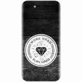 Husa silicon pentru Apple Iphone 7, Work Hard Play Hard