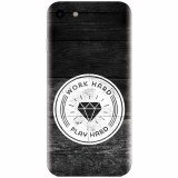 Husa silicon pentru Apple Iphone 5 / 5S / SE, Work Hard Play Hard