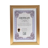 Rama aurie pentru certificat sau diploma 21 x 30 cm