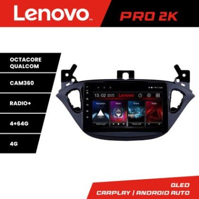 Navigatie Opel Corsa 2013-2016 Lenovo Kit-corsa 8 core QLED 2K 4+64 360 Android Waze USB Navigatie Internet Youtube Radio CarStore Technology foto
