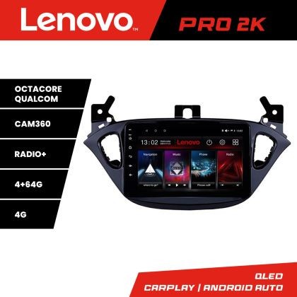 Navigatie Opel Corsa 2013-2016 Lenovo Kit-corsa 8 core QLED 2K 4+64 360 Android Waze USB Navigatie Internet Youtube Radio CarStore Technology