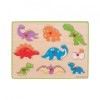 Puzzle din lemn incastru - Dinozauri, BigJigs Toys