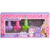 Martinelia My Best Friends Nail Polish &amp; Stickers set de lacuri de unghii pentru copii 3x4 ml