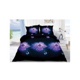 Cumpara ieftin Lenjerie de Pat Bumbac Satinat 3D cu 4 Piese- SIPRB-492