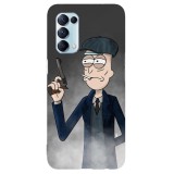 Husa compatibila cu Oppo A74 5G model Rick Peaky Blinder Crossover, Silicon, TPU, Viceversa, Transparent, Carcasa