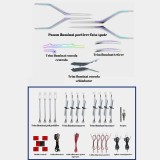 Lumini ambientale dedicate BMW Seria 3 G20 G28 2019-2023, RGB Acrilice 38 in 1 Dinamice cu efect symphony, Control din Aplicatie Bluetooth